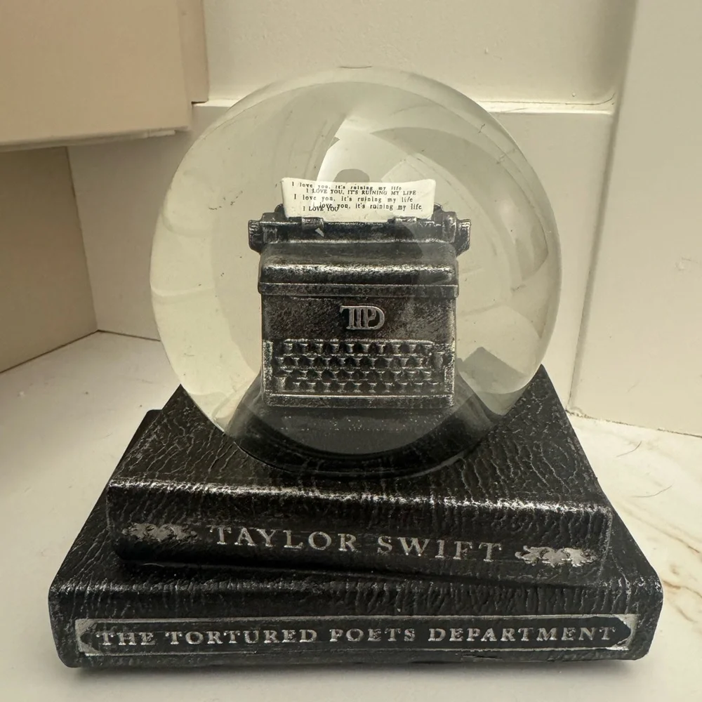 Taylor Swift TTPD Snow Globe